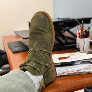 Born Olive Ankle Boots